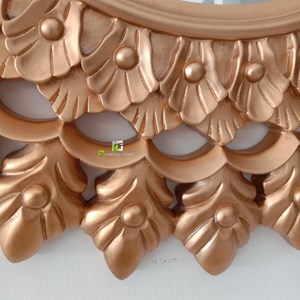 cermin eclipse motif ukir gold kerajinan kayu-2