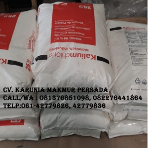 potassium chloride / kalium klorida technical grade ex jerman