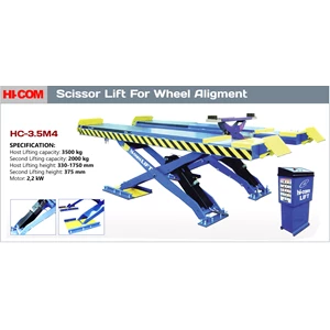 scissor lift for wheel alignment hicom cap. 3.5 ton-1
