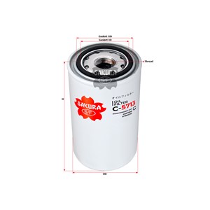 sakura c-5713 c5713 c 5713 oil filter 4897898 87803261 504033399