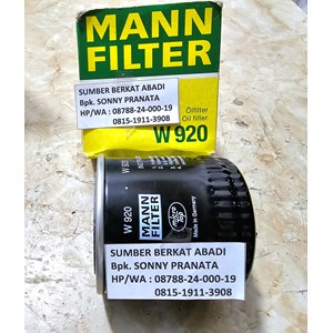 mann filter w 920 w-920 w920 oil filter - genuine made in germany-3