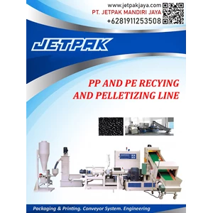 pp and pe recycling and pelletizing line
