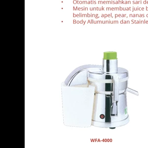 getra juice extractor wfa-4000