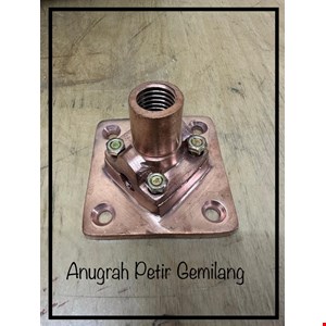 baseplate air terminal 5/8 to conductor cable