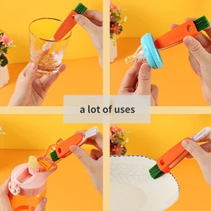 cup brush 3 in 1 - orange - clean matic