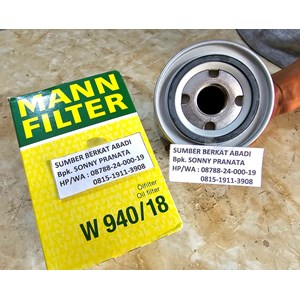 mann filter w 940/18 w940/18 w940-18 w 940-18 w94018 oil filter - asli-1