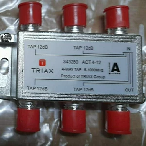 triax, act 410,412,416 indoor tap off 4-way, 5-1000mhz