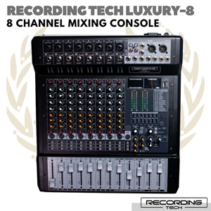 recording tech luxury 8 mixing console | audio mixer 8 channel luxury8-2