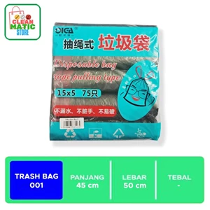 trash bag 001 ( kantong sampah dengan gantungan ) clean matic