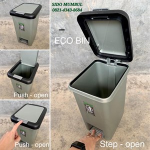 tong sampah injak segi eco vero taiwan star-1