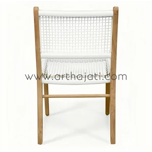 dining chair | wood & rattan-3