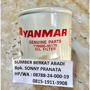 yanmar 119005-35170 oil filter 119005-35151 filter oli 119005-35100-1