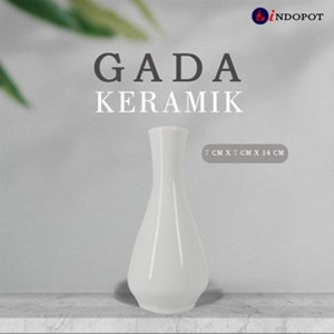 vas bunga keramik klasik gada tanaman hias dekorasi ruangan-3