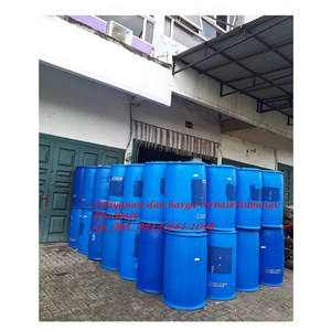 drum plastik fiber 160 liter tutup besar pakai klem