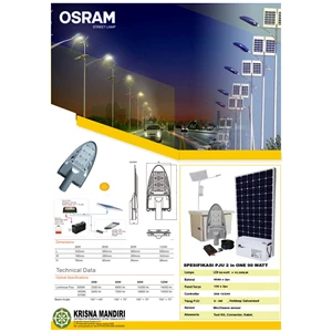 lampu jalan tenaga surya led 100watt