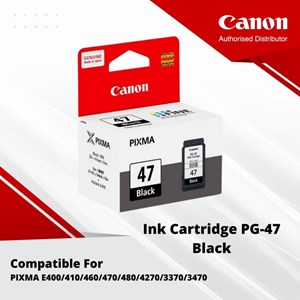 canon ink cartridge pg-47 black for e400