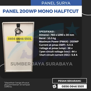 solar cell 200wp mono halftcut solar panel 200wp mono halfcut-1