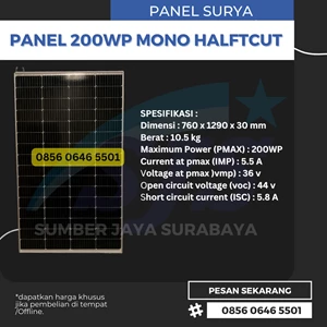 solar cell 200wp mono halftcut solar panel 200wp mono halfcut