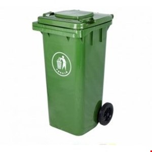 tempat sampah fiber 120 liter beroda