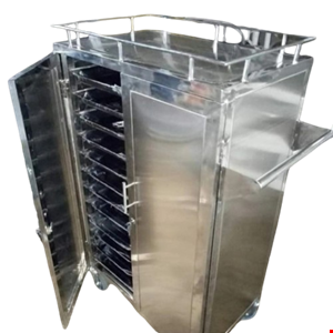 food troli 16 tray tanpa pemanas ss