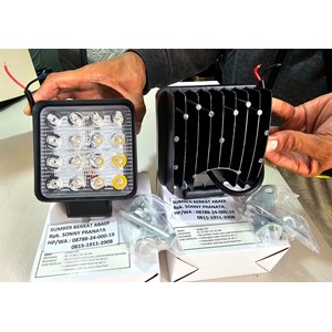 lampu led headsink anti panas 12v-24v 16 titik mata led spot headsink-2