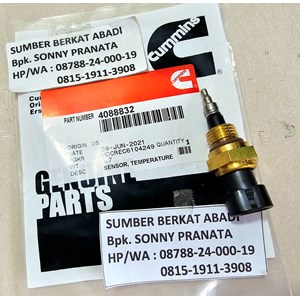 cummins 4088832 water temperature sensor 4076841 - 2 pin - drat 14mm-2
