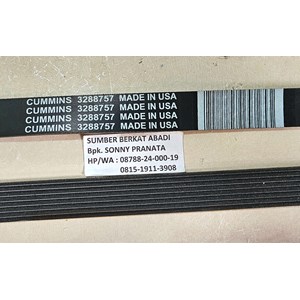 cummins 3288757 engine fan belt 3911588 3908037 v-belt