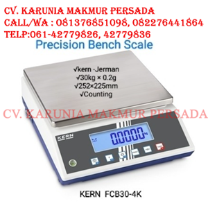 timbangan presisi fcb30-4k kern 30 kg × 0.2g pan timbangan digital