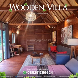 unit wooden villa mini rumah kayu-3