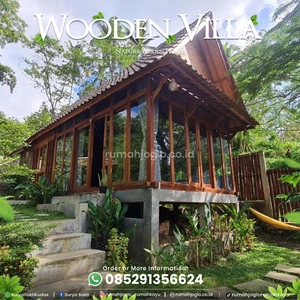 unit wooden villa mini rumah kayu-2
