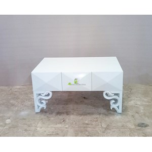 meja morgen white kerajinan kayu