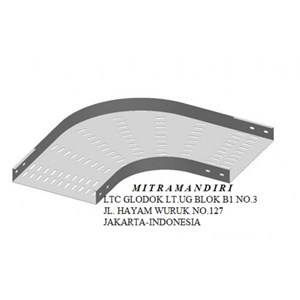 horizontal elbow tray 400x50 / kabel tray