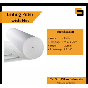spray booth ceiling filter - filter atas