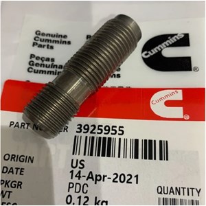 cummins 3925955 head filter adapter 3903845 - 4bt 6bt 6ct