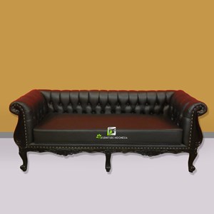 sofa umkako black casual kerajinan kayu