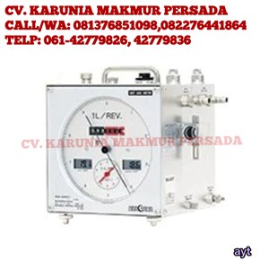 wet gas meter w-nk-2be shinagawa for experimentation