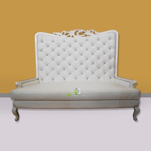 sofa pritisak semi bed kerajinan kayu