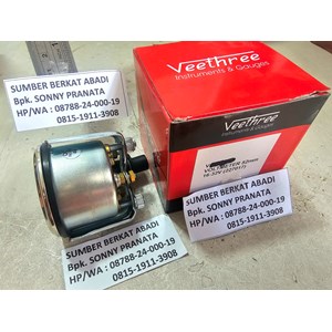 veethree battery volt meter gauge switch voltmeter - 16-32v - 52mm-2