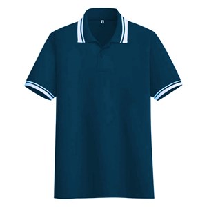 kaos polo kerah strip putih-7
