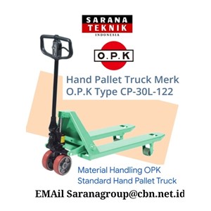 opk hand pallet truck type cp-30l-122