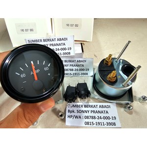 vdo 190-037-002 amper meter 60a 190037002 gauge 190 037 002 - 12v-1