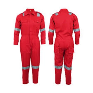 batam wearpack coverall readystock 100% cotton drill bordir wear pack-2