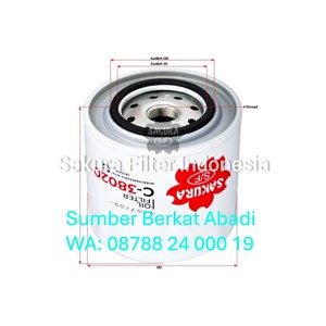 sakura c-38020 oil filter c38020 c 38020 jx1008l lf16118 l3156 3l0338
