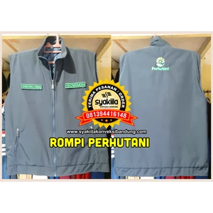 konveksi rompi perhutani murah bandung-1