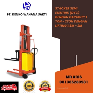 termurah hand stacker semi electric merk dalton kap. 1 ton - 2 ton