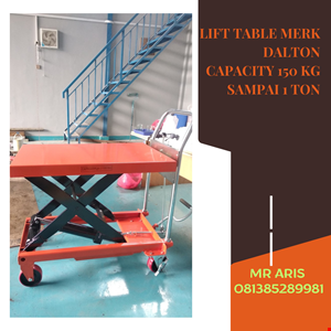 lift table dalton - 150 kg, 300 kg, 500 kg, 1 ton - harga murah