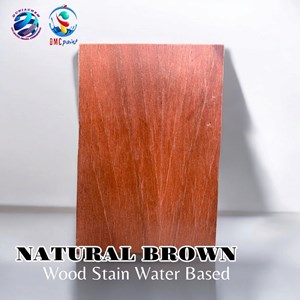 wood stain water based - natural brown