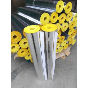 glasswool pipa with foil insulasi