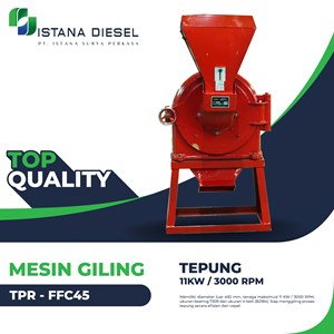disk mill assy / mesin gilingan tepung + frame (tpr) ffc45