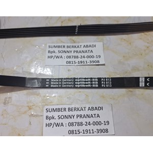 optibelt pj813 v-belt pj 813 fan belt pj-813 - 5 lajur - genuine germa